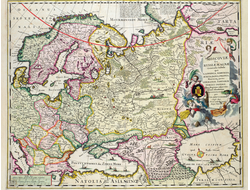 Картина обогреватель, фото старинной Карты малой Азии и Московии 1626