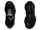 Кроссовки Balenciaga Triple S черные с прозрачной подошвой