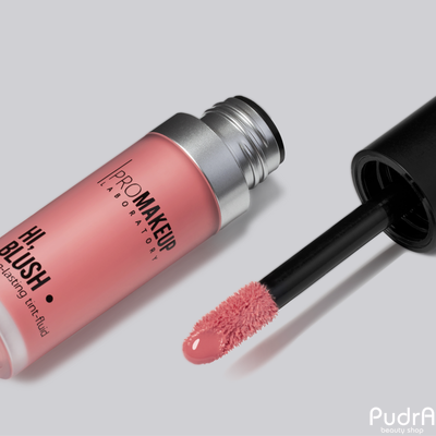 PROMAKEUP laboratory Стойкие румяна-флюид многофункциональные HI, BLUSH,  тон 101 coral / кораллово-розовый