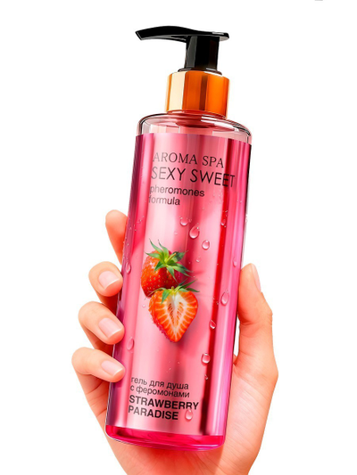LB-16142 Гель для душа с феромонами Strawberry Paradise 200 мл