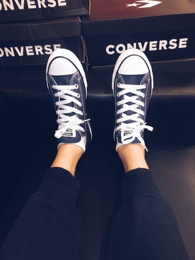 С чем носить Мужские Кеды CONVERSE cиние низкие M9697