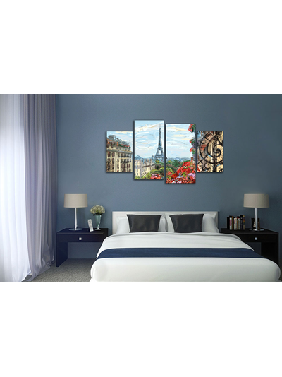 Модульная картина "Красочный Париж"