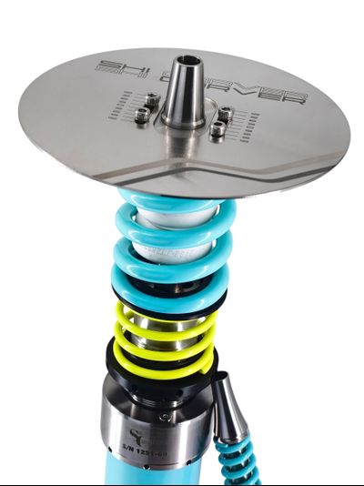 STATIC FINAL: TIFFANY | NEON LIME with TIFFANY METAL BASE