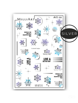 Слайдер-дизайн MilliArt Nails Металл MTL-166