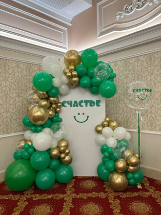 ФОТОЗОНА ИЗ ШАРОВ "КРЕЩЕНИЕ И НЕ ТОЛЬКО"