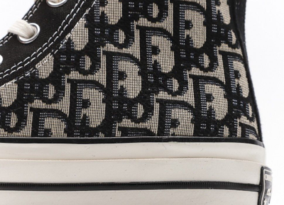 Кеды Converse Dior (Конверс Диор) темно-серые высокие 162050c заказать дешево