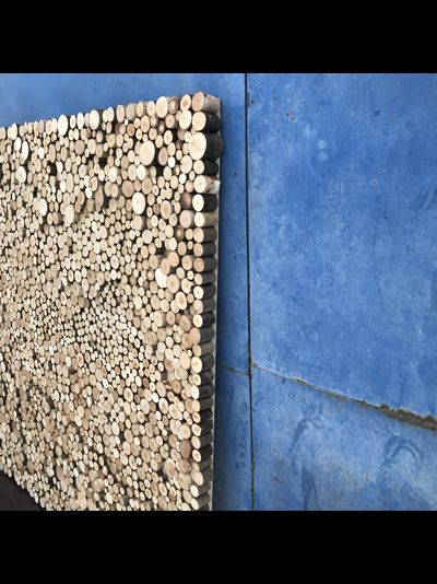 3D панно из мелких спилов