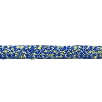 Трос SK75 Dyneema prestretch, оплётка Kevlar — Pes HT, цвет синий — жёлтый, диаметр 8мм