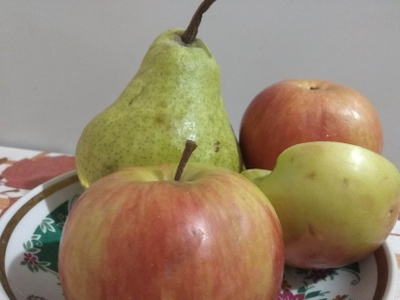 Сок свежевыжатый 100% яблочно-грушевый 0,5л