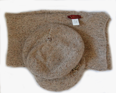 Vizio итальянская кепка вязаная и шарф