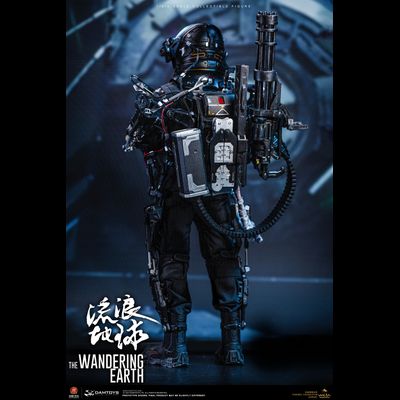 Пулеметчик в экзоскелете (Чжан Сяоцян, "Блуждающая Земля") - Коллекционная ФИГУРКА 1/6 CN171-11 rescue unit Zhang Xiaoqiang (DMS035) - DAMTOYS