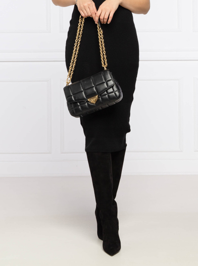 Сумка женская Michael Kors Soho стеганая черная