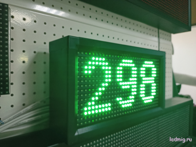 Таймер обратного / прямого счета дней 210*370мм