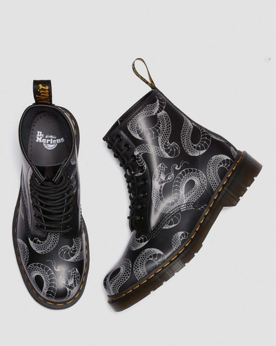 Doc martens snake print cheap