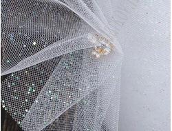 Фатин с блестками, ширина 15 см, длина 1 м, вариант 8