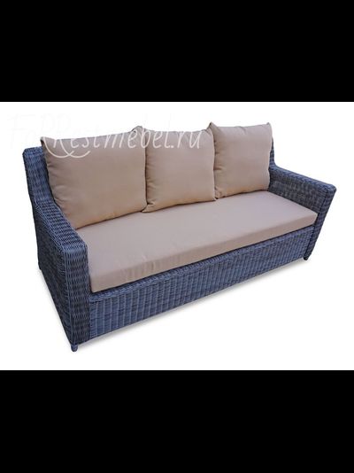 Диван из искусственного ротанга SUNSTONE