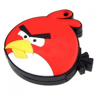 Флешка Angry birds16 Гб красная птица плоская