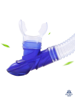 Трубка для дайвинга Primo с клапаном, синяя