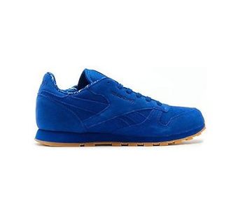 Женские кроссовки REEBOK CLASSIC замшевые синие
