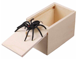 Spider, box, коробка, деревянная, паук, паучок, страшно, прикол, тарантул, игрушка, пранк, розыгрыш