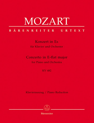 Моцарт. Концерт для фортепиано с оркестром №22 Es-dur KV 482. Клавир