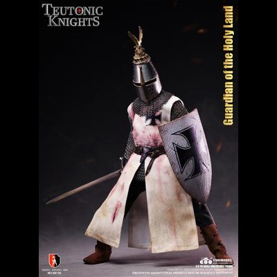 Тевтонский рыцарь (бронзовая версия) - КОЛЛЕКЦИОННАЯ ФИГУРКА 1/6 Series of Empires Teutonic Knights White Bronze Edition Holy Land Guard (SE135) - COOMODEL