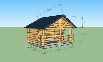 Беседка 4,5*5,5