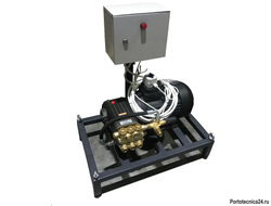 Насос плунжерный   KESMTP 50/130 TW с эл. двигателем 11 кВт, 380 В на раме с пускателем