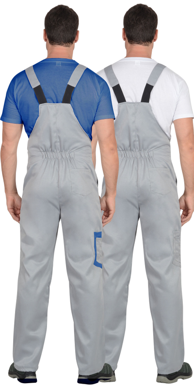 Полукомбинезон ПРОФЕССИОНАЛ светло-серый