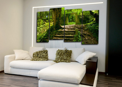 Модульная картина "Сказочное место"