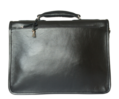 Кожаный портфель Arietta black (арт. 2018-01)