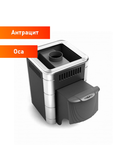Печь для бани Оса Inox антрацит