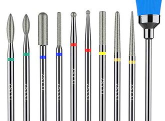 Набор фрез MELODYSUSIE Diamond Nail Drill Bits 10.