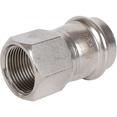 Переходник ROMMER ВПр-ВР, 28х3/4 из нержавеющей стали прессовой