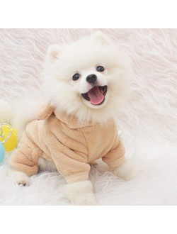 Плюшевый комбинезон для собаки Мишка