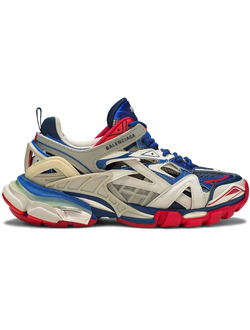 Кроссовки Balenciaga Track.2 Trainer Beige Blue Red