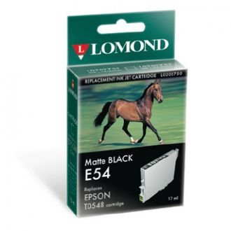 Картридж для принтера Epson, Lomonnd E54 Matt Black, Матовый черный, 17мл, Пигментные чернила