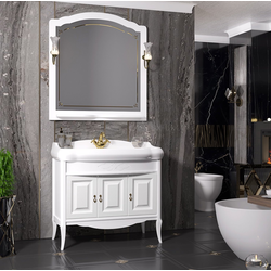 Мебель для ванной Opadiris Лоренцо 100 белый без патины