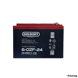 Тяговый аккумулятор Gelbert 6-DZF-24 (12V26A/H C5)