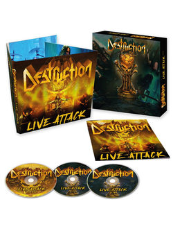 Destruction - Live Attack 2-CD+Blu-ray Box