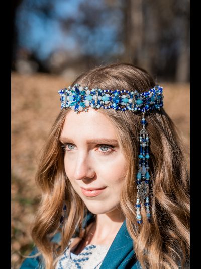 Очелье хрустальное "Василиса"