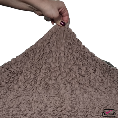 Чехол на кресло Микрофибра Капучино. Защита мягкой мебели от животных.