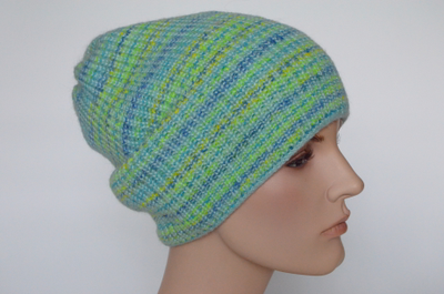 итальянская разноцветная женская шапка Визио