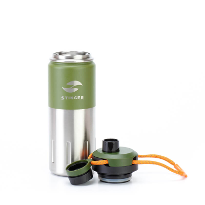 Термобутылка Stinger 0.5л Зеленый Мох