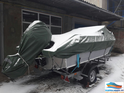 Тент на лодку ВОЛЖАНКА 51 FISH- 2017