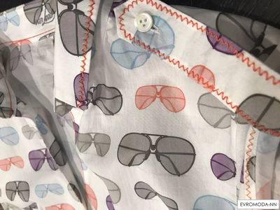 Блузка с принтом Питти-SV (р.40) (Акция)