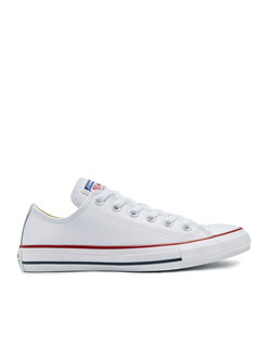 Converse All Star Leather White белые низкие кожаные 132173c