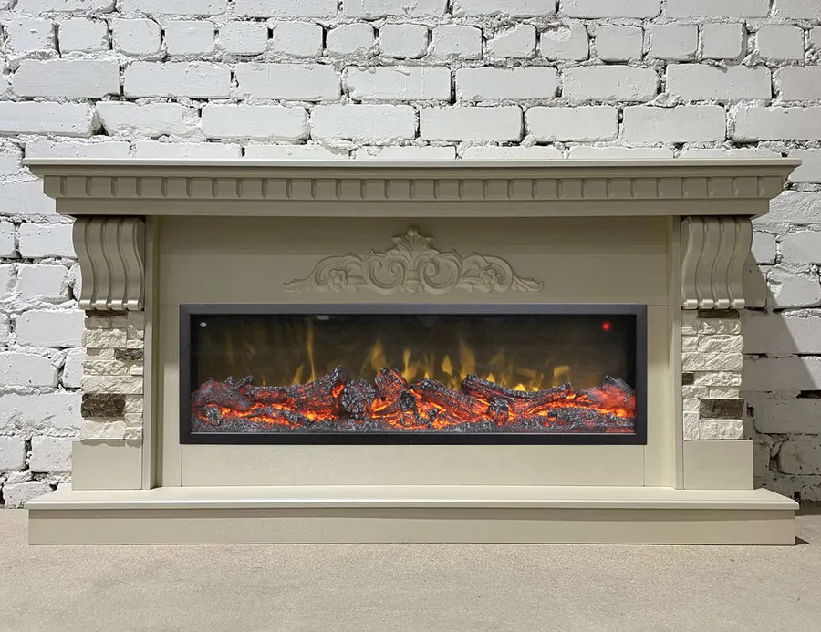 Линейный электрокамин Дублин