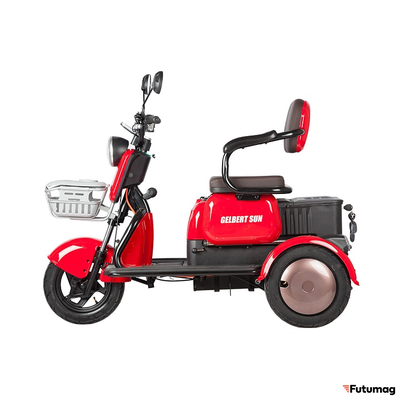 Электротрицикл Rutrike Gelbert Sun 48V/60V 650Вт красный