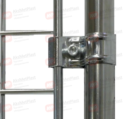 MS13 Соединитель труба-решетка цвет: хром (крепеж труба-сетка)